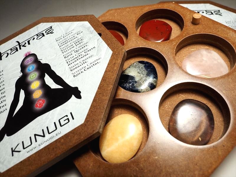 ☆特選セット☆豪華専用BOX付き☆【チャクラ対応7ストーンタンブル