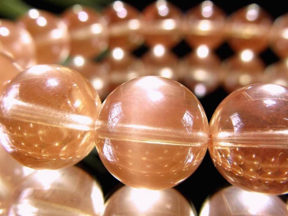 アンデシン ブレスレット レッド カラーチェンジ チベット産