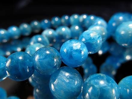 アパタイト 燐灰石 ブレスレット ブルー Apatite