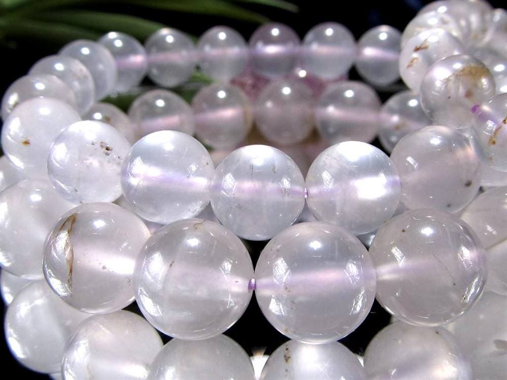 アイスクォーツ 玉髄 ブレスレット カルセドニー 瑪瑙