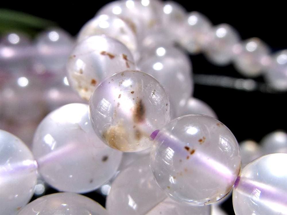 アイスクォーツ 玉髄 ブレスレット カルセドニー 瑪瑙