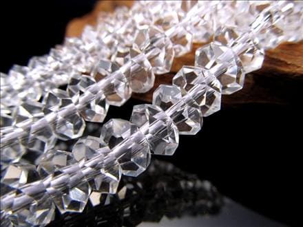 水晶 クォーツ クリスタル 一連 ビーズ