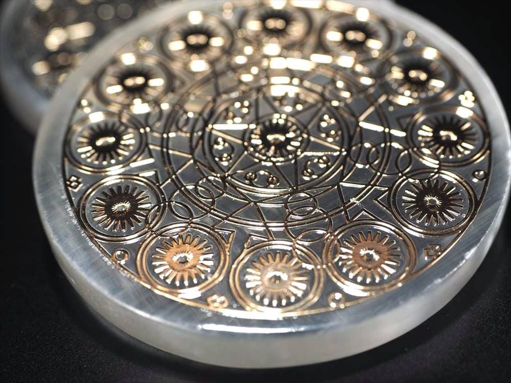 セレナイト ジプサム 透石膏 聖母マリアのガラス キャッツアイ