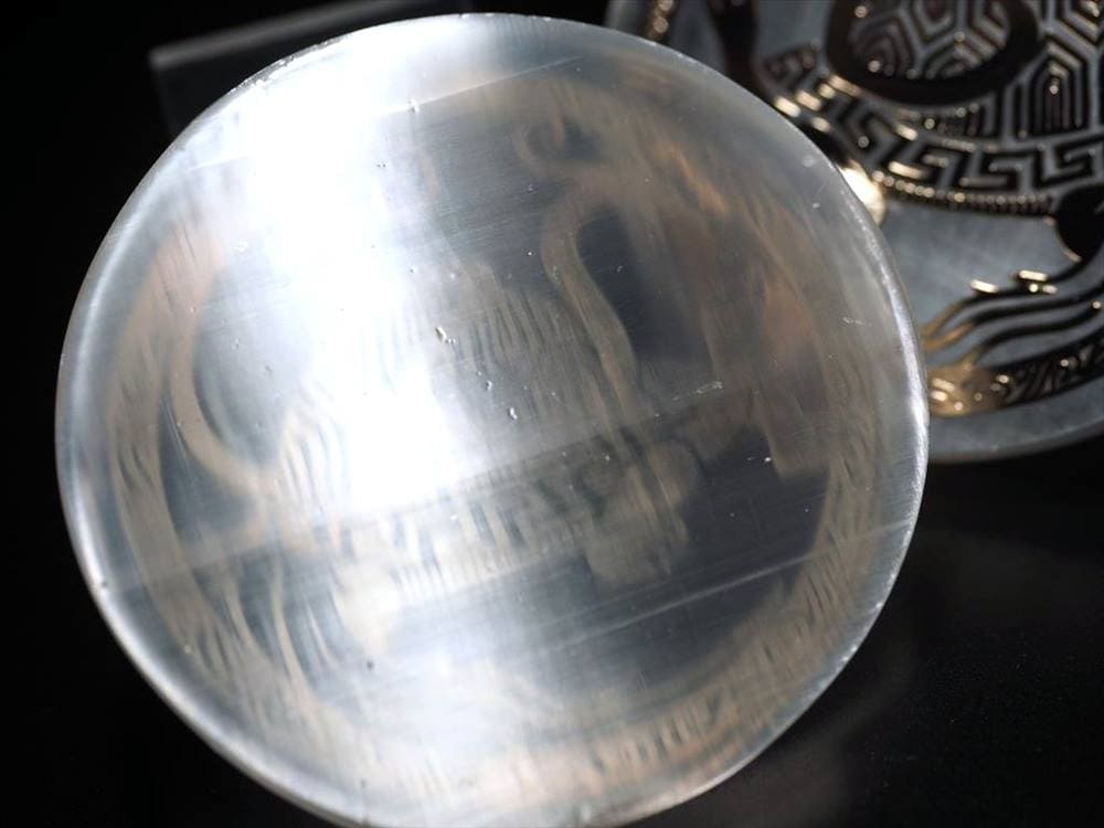 セレナイト ジプサム 透石膏 聖母マリアのガラス キャッツアイ