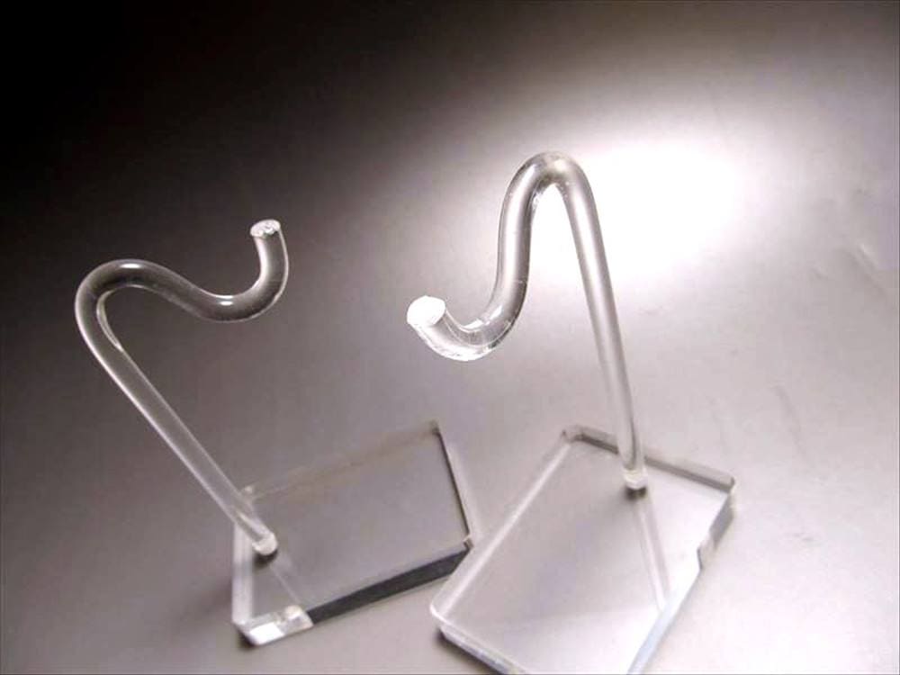 アクリル製フック型台座