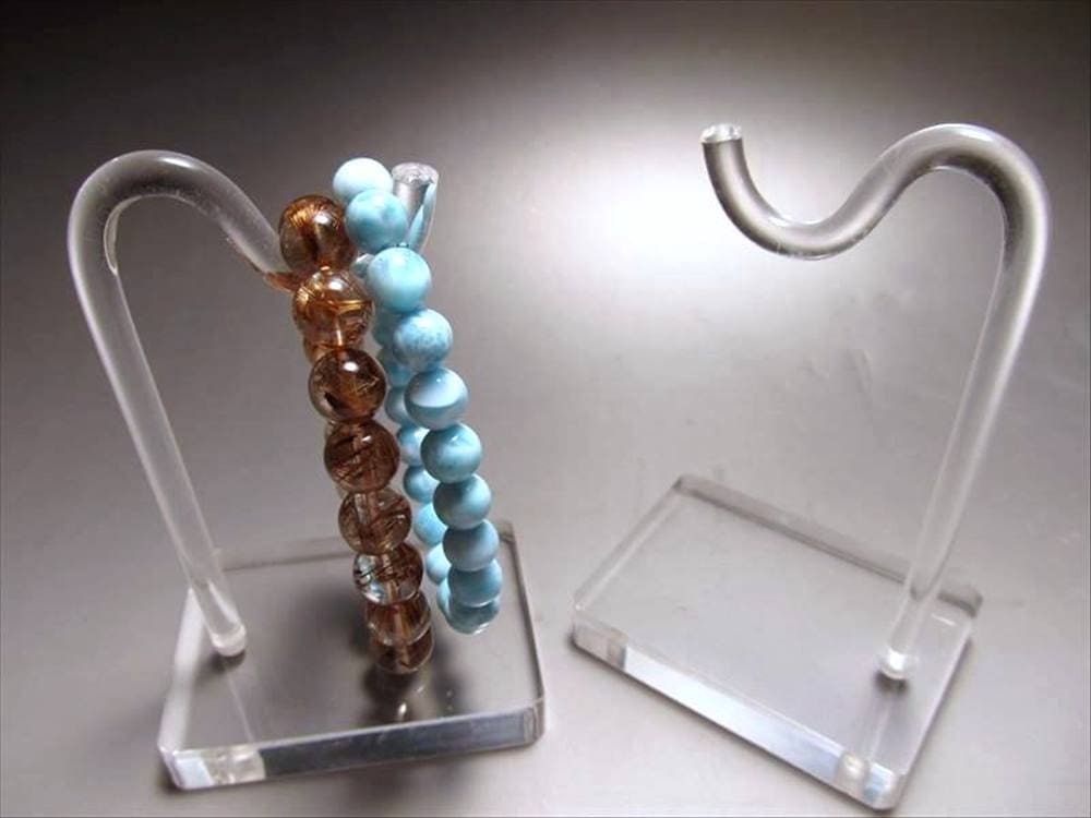 アクリル製フック型台座