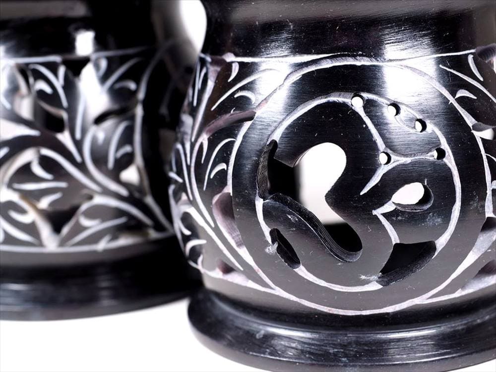 ソープストーン アロマポット 香炉 アロマテラピー ヨガ 癒し