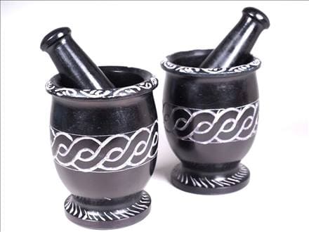 ソープストーン 乳鉢 乳棒 スパイス 調合