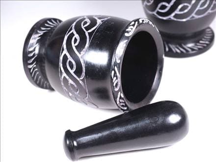 ソープストーン 乳鉢 乳棒 スパイス 調合