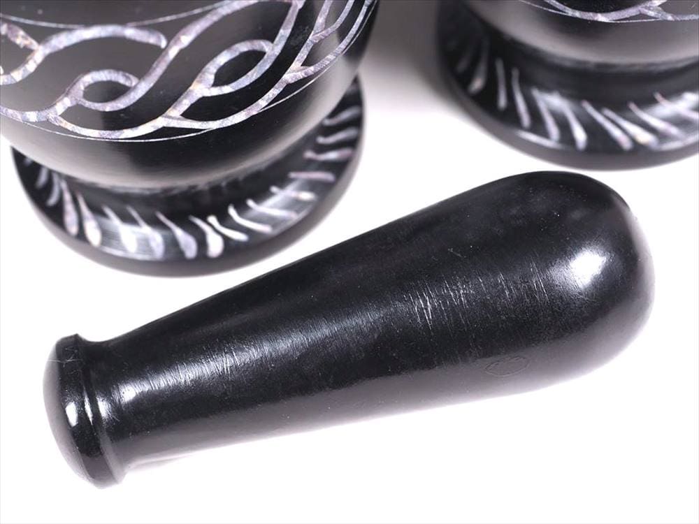 ソープストーン 乳鉢 乳棒 スパイス 調合