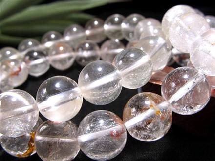 マニカラン産水晶 マニカランクォーツ ブレスレット ヒマラヤ 水晶