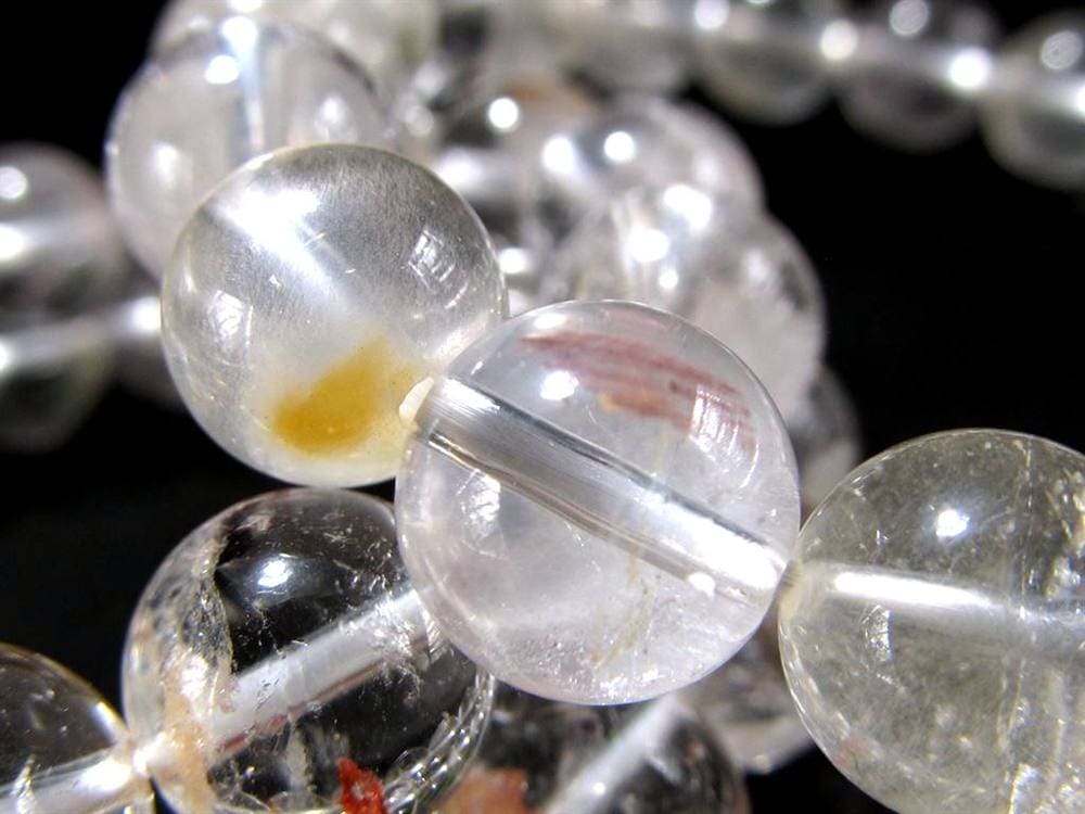 マニカラン産水晶 マニカランクォーツ ブレスレット ヒマラヤ 水晶