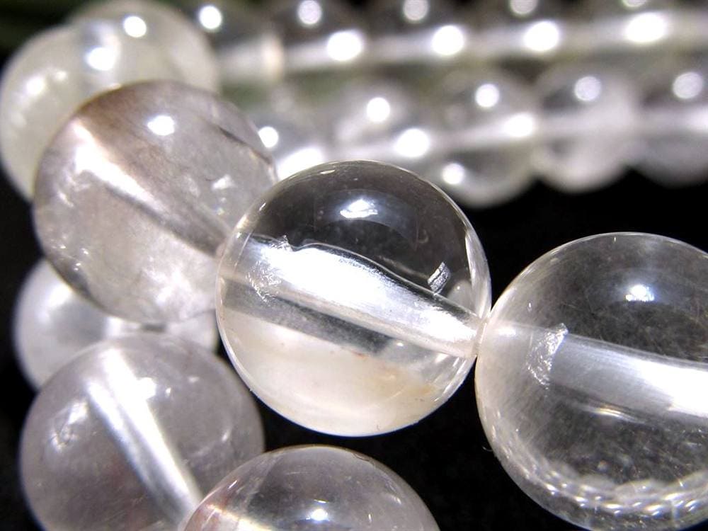 マニカラン産水晶 マニカランクォーツ ブレスレット ヒマラヤ 水晶