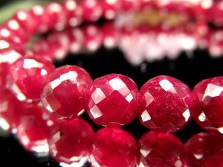 ルビー ブレスレット 宝石の女王 宝石質 ミャンマー産