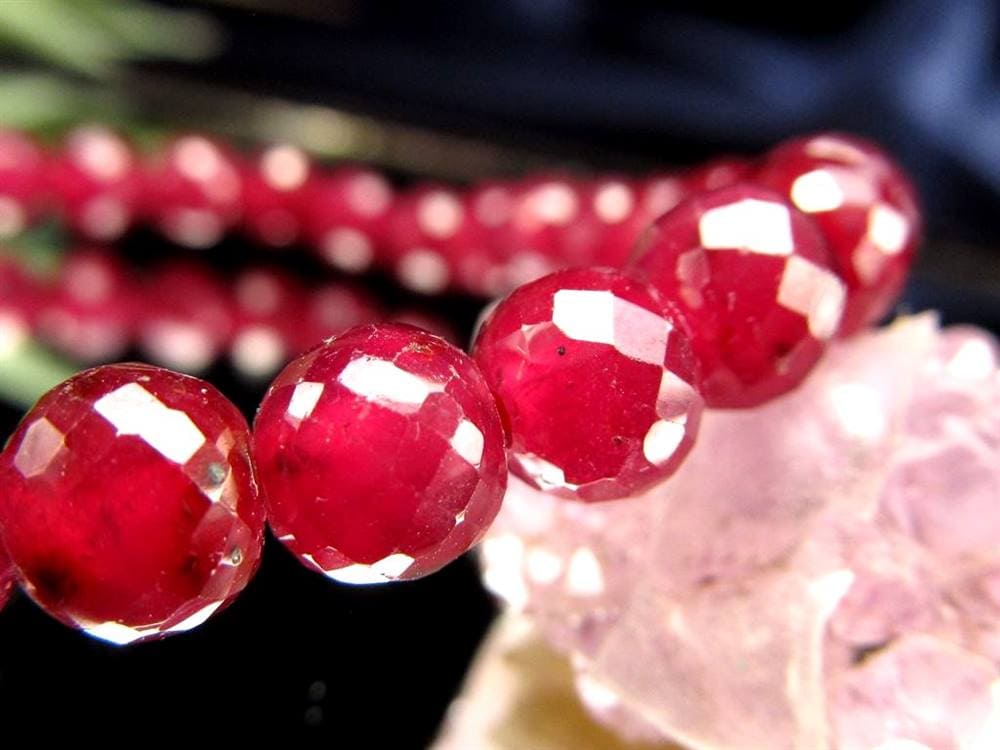 ルビー ブレスレット 宝石の女王 宝石質 ミャンマー産
