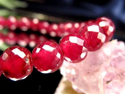 ルビー ブレスレット 宝石の女王 宝石質 ミャンマー産