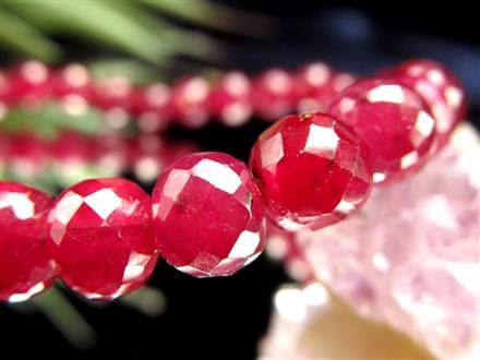 ルビー ブレスレット 宝石の女王 宝石質 ミャンマー産