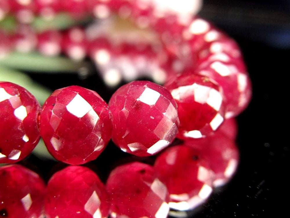 ルビー ブレスレット 宝石の女王 宝石質 ミャンマー産