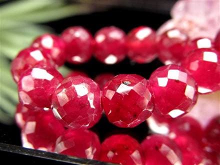 ルビー ブレスレット 宝石の女王 宝石質 ミャンマー産