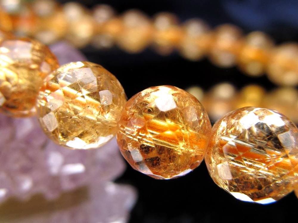 インペリアルトパーズ ブレスレット トパーズ 誕生石 宝石