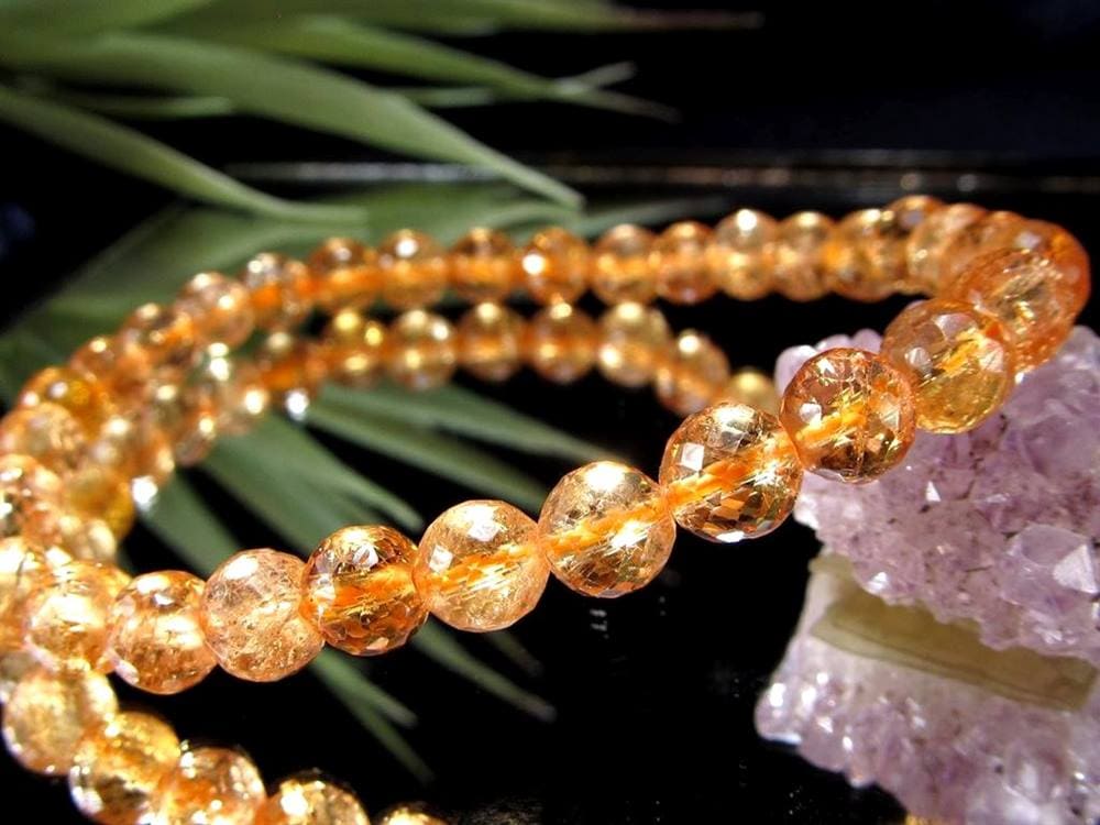 インペリアルトパーズ ブレスレット トパーズ 誕生石 宝石