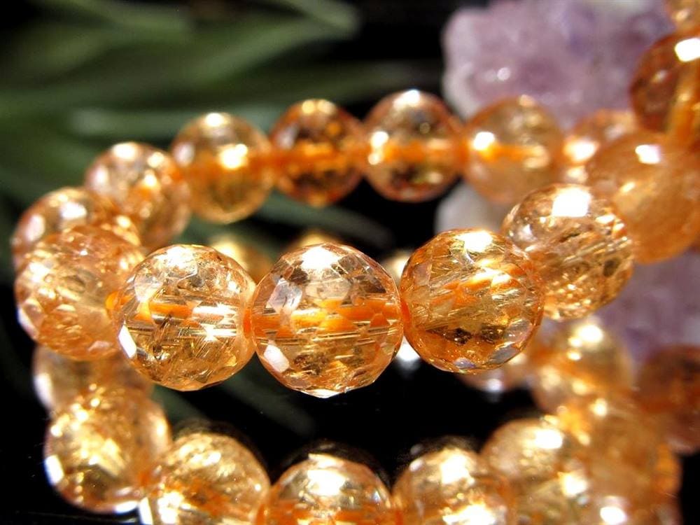 インペリアルトパーズ ブレスレット トパーズ 誕生石 宝石