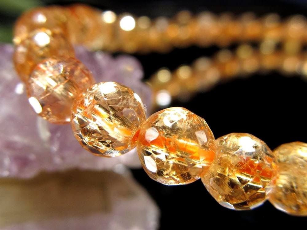 インペリアルトパーズ ブレスレット トパーズ 誕生石 宝石