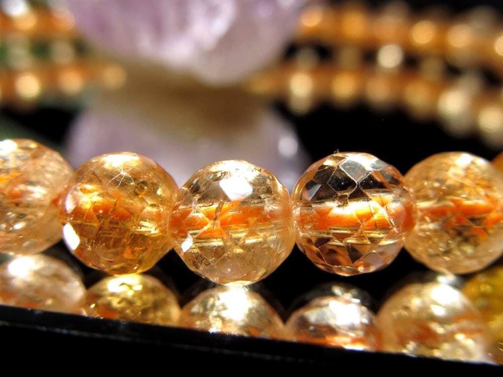 インペリアルトパーズ ブレスレット トパーズ 誕生石 宝石