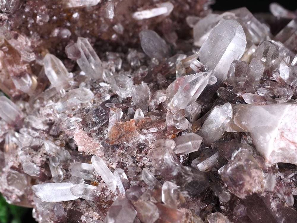レッドファントム水晶クラスター 赤幻影水晶 赤富士クラスター 南インド カルール地区産 レッドファントムクラスター