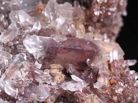 レッドファントム水晶クラスター 赤幻影水晶 赤富士クラスター 南インド カルール地区産 レッドファントムクラスター