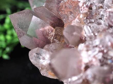 レッドファントム水晶クラスター 赤幻影水晶 赤富士クラスター 南インド カルール地区産 レッドファントムクラスター