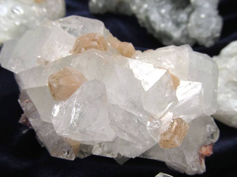 クラスターセット アポフィライト スティルバイト ヒューランダイト クラスター 詰め合わせ