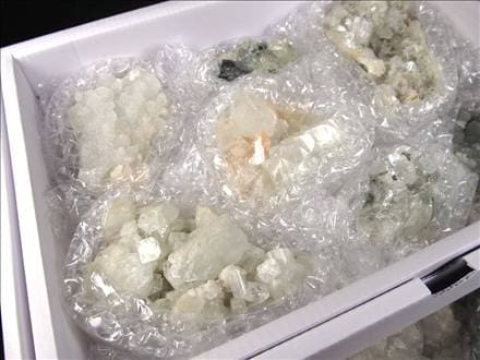 クラスターセット アポフィライト スティルバイト ヒューランダイト クラスター 詰め合わせ