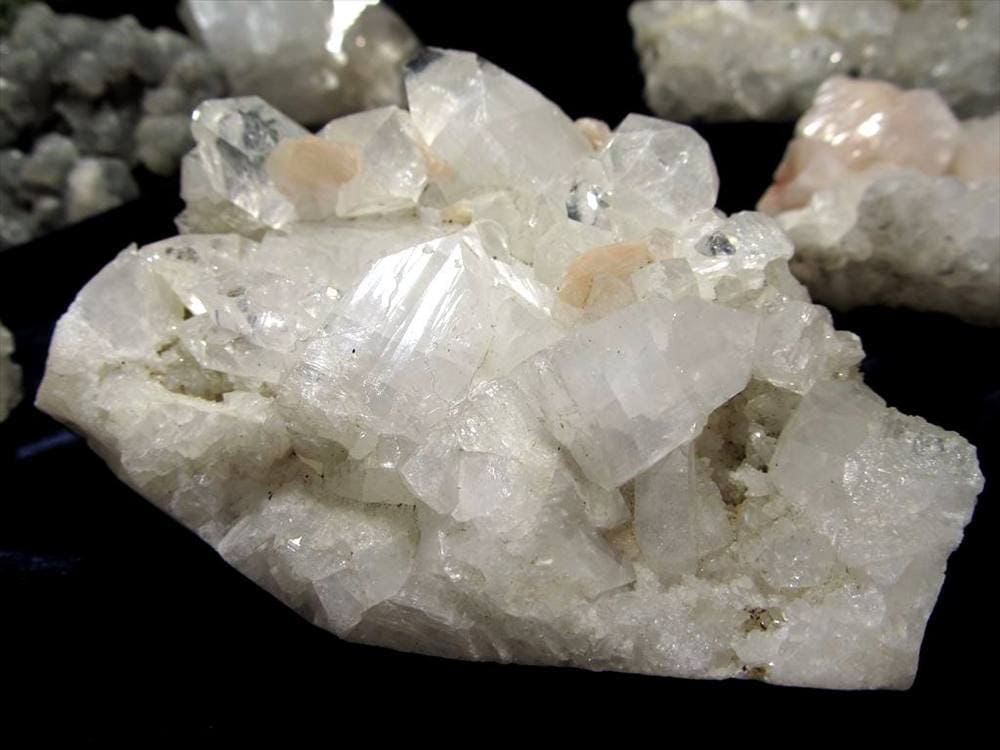 クラスターセット アポフィライト スティルバイト ヒューランダイト クラスター 詰め合わせ