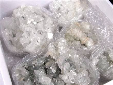 クラスターセット アポフィライト スティルバイト ヒューランダイト クラスター 詰め合わせ