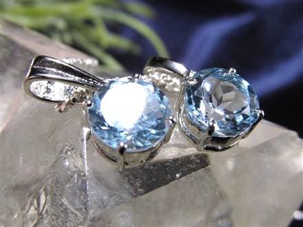 スイスブルートパーズ ペンダントトップ Silver925 シルバー トパーズ