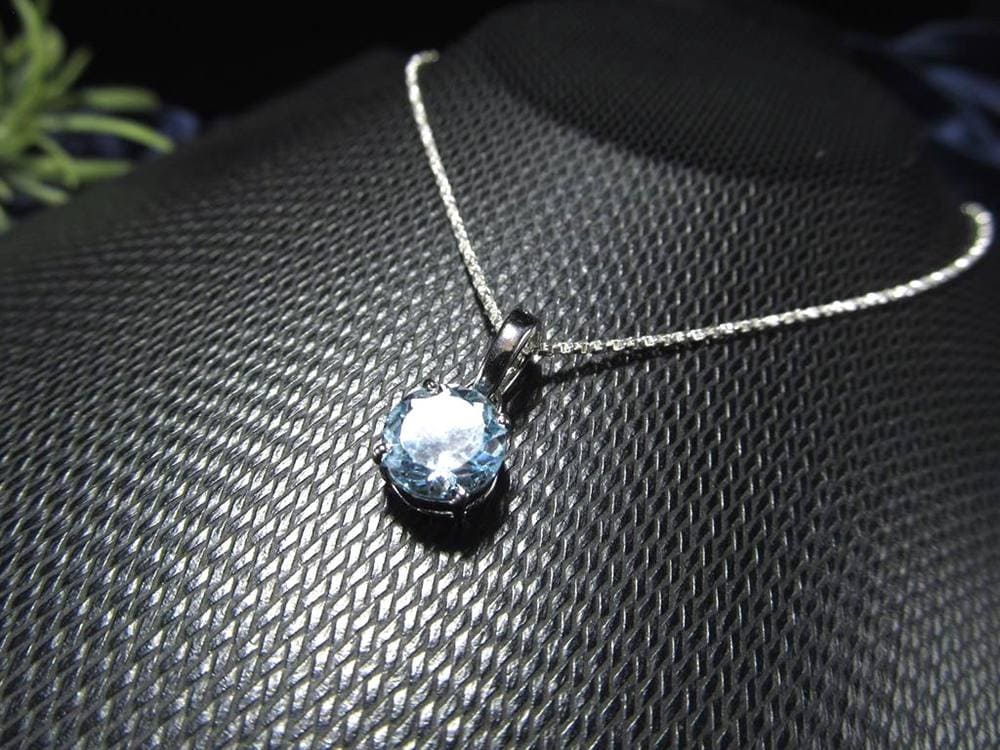 スイスブルートパーズ ペンダントトップ Silver925 シルバー トパーズ