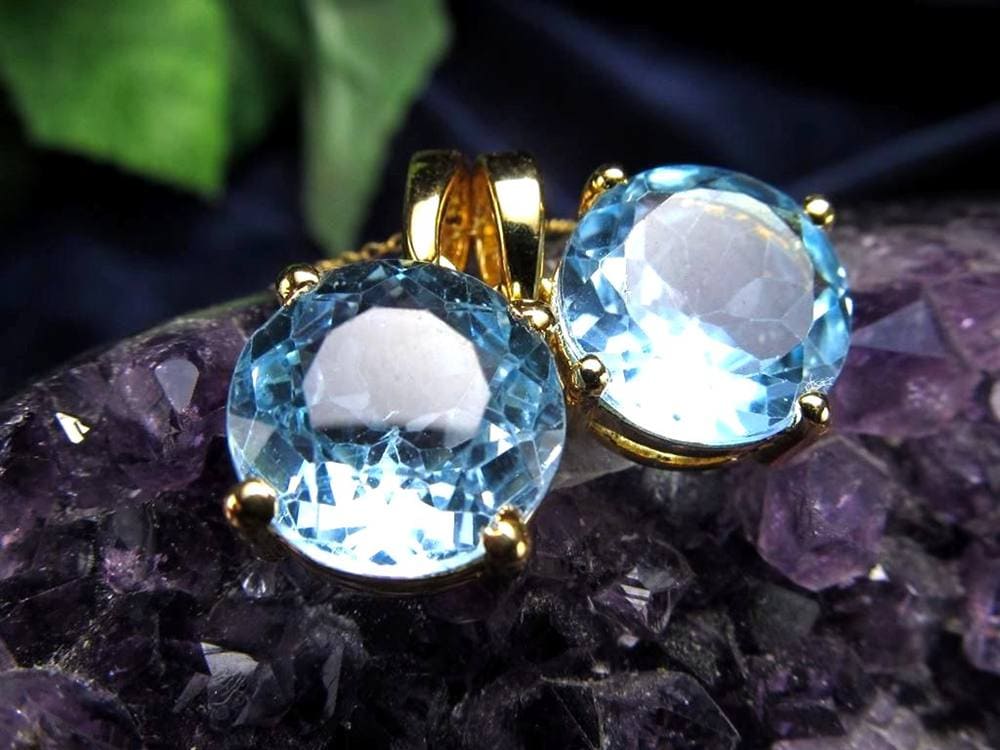 スイスブルートパーズ ペンダントトップ Silver925 シルバー トパーズ