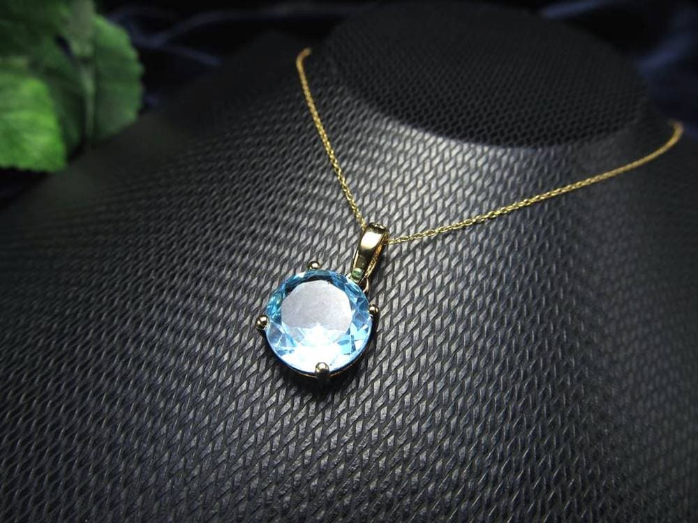 スイスブルートパーズ ペンダントトップ Silver925 シルバー トパーズ