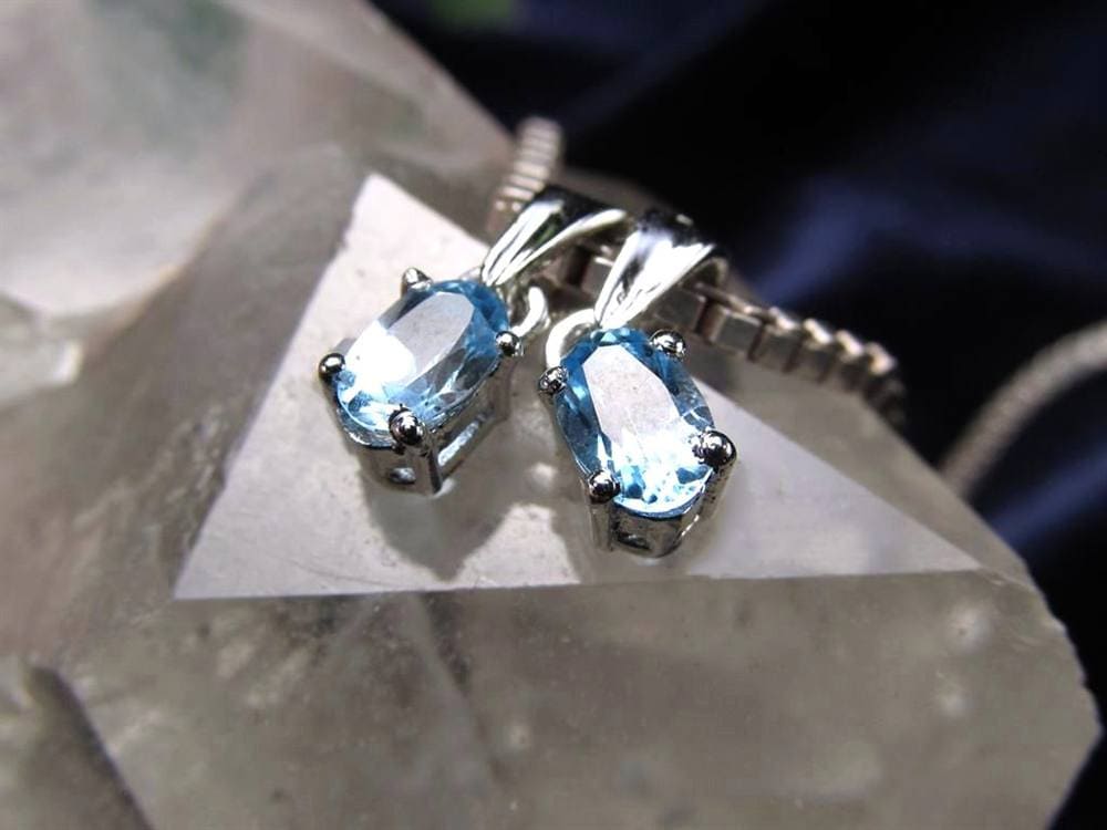 スイスブルートパーズ ペンダントトップ Silver925 シルバー トパーズ