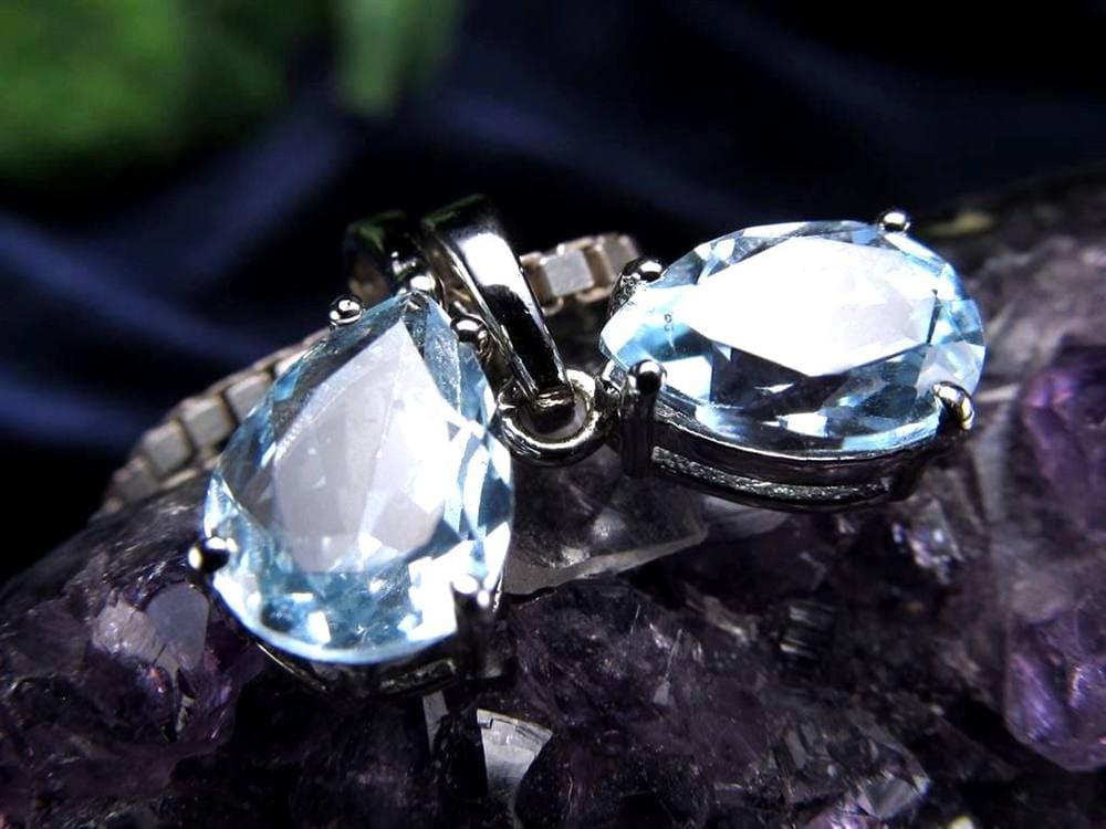 スイスブルートパーズ ペンダントトップ Silver925 シルバー トパーズ