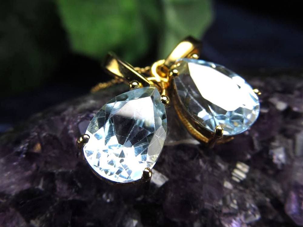 スイスブルートパーズ ペンダントトップ Silver925 シルバー トパーズ