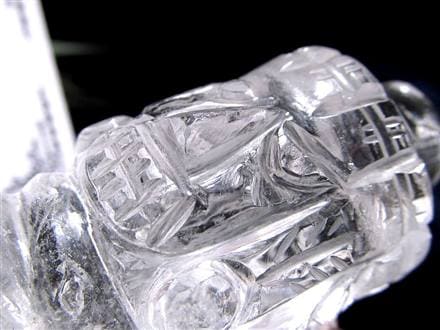 水晶 プルパ 金剛杭 クリスタルプルパ 置物