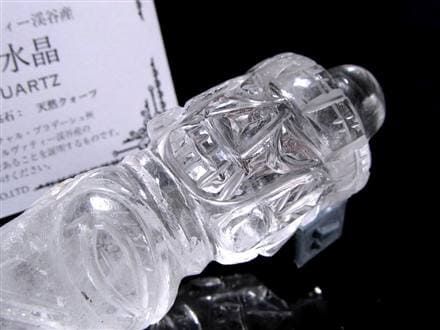 水晶 プルパ 金剛杭 クリスタルプルパ 置物