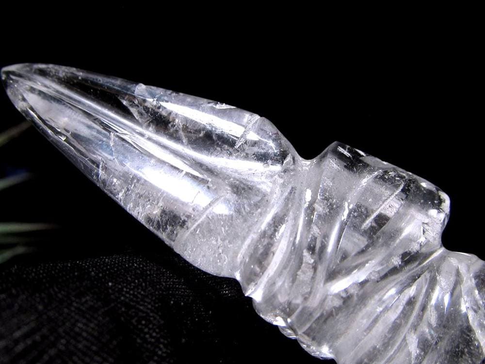 水晶 プルパ 金剛杭 クリスタルプルパ 置物