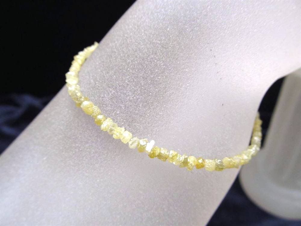 イエローダイヤモンド ダイアモンド 金剛石 原石 ブレスレット