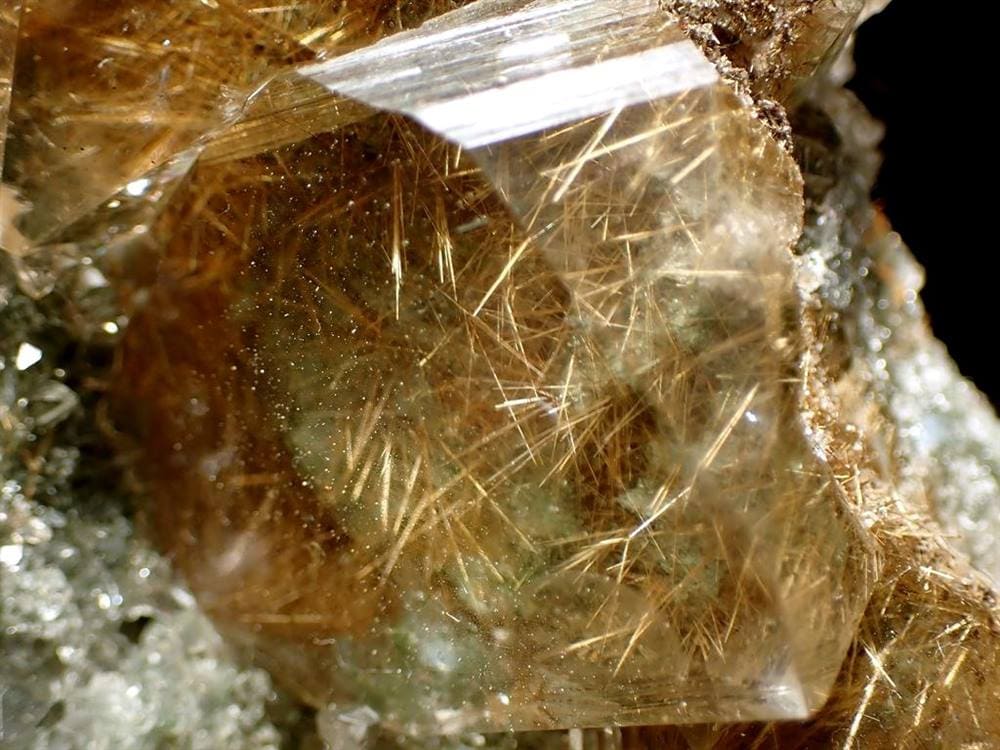 マニハール産 ヒマラヤ マニハール産水晶 水晶クラスター ゴールドルチル