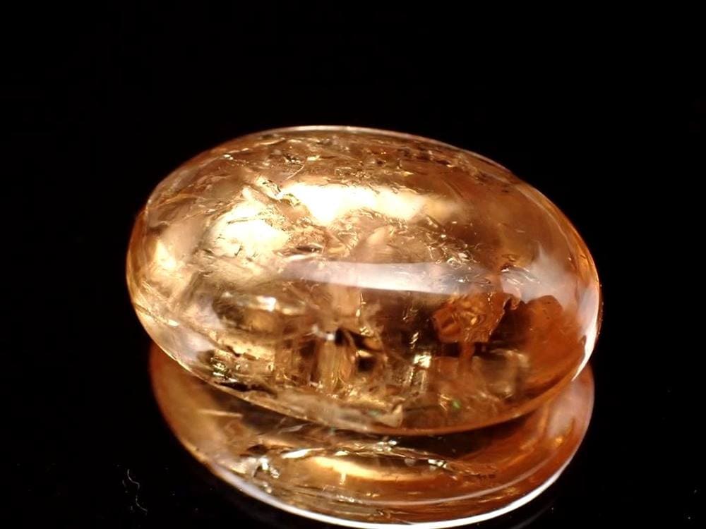 インペリアルトパーズ 宝石 ルース 11月の誕生石 カボション