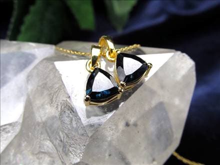 ロンドンブルー トパーズ ペンダントトップ カット インディゴブルー 11月の誕生石