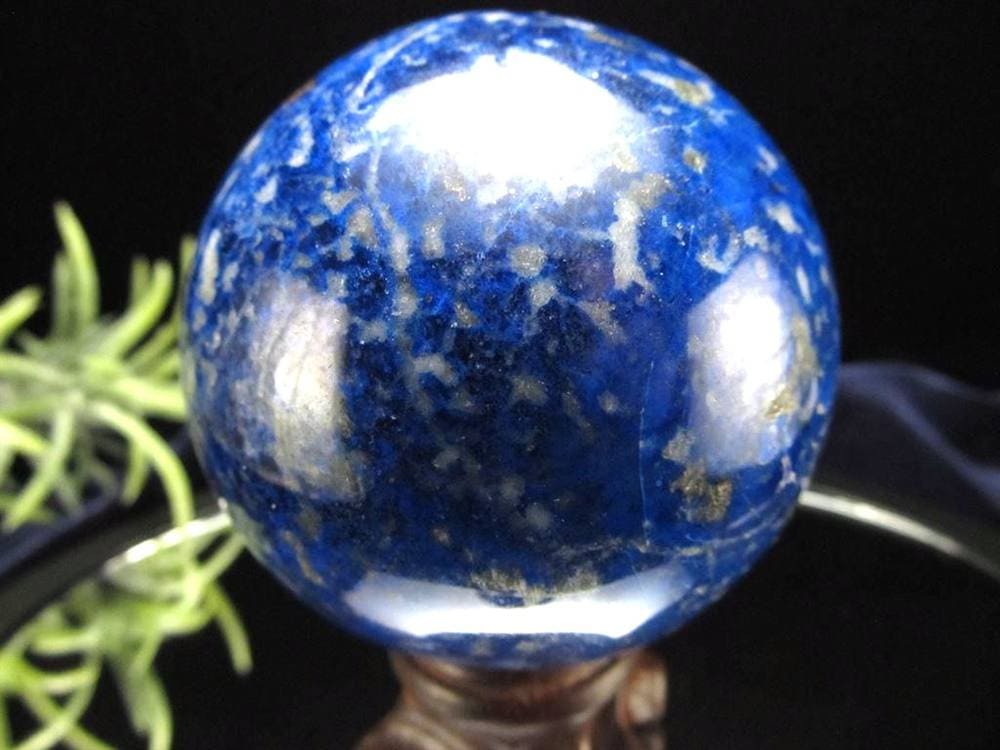 ラピスラズリ 丸玉 パイライト スフィア カルサイト
